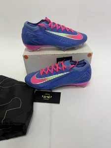 Nike Vapor 16 Elite NBY ID FG Size 4 Woman’s Size 5.5 Blue Pink HF1016-400 - Picture 1 of 5