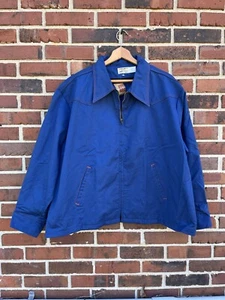 Vintage Navy Workwear Worker Jacket Size Xl 70s 1970s - Picture 1 of 5