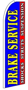 Brake Service Flag Flutter Feather Banner Swooper Shocks Struts Suspension - Picture 1 of 1