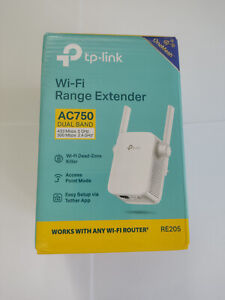 TP-Link RE205 AC750 Wi-Fi Range Extender RE205 OneMesh works with any router