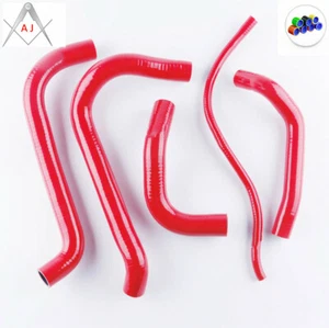 Red For 1998-2007 Honda CBR 1100 XX Super Blackbird Silicone Radiator Hoses Kit - Picture 1 of 3