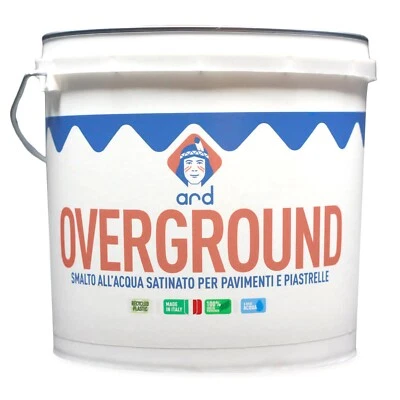 Vernice per mobili piastrelle pavimenti bianco satinato all’acqua 2,5L 750 HACCP - Immagine 1 di 4