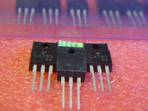 4 pcs 2SC4793  NPN Transistor TOSHIBA 230V 1A 20W 100MHz TO-220 ( 2SA1837 ) NEU - Bild 1 von 1