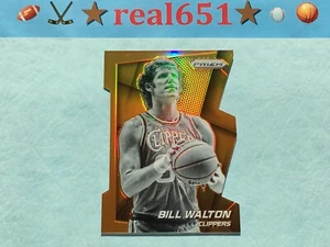 2014 Prizm Orange Die-Cut #205 BILL WALTON Prizms /139 Parallel-SP-Refractor HOF - Foto 1 di 4