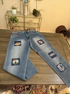 Jeans vintage con parche de la NBA Ounk 38 BNWT Y2K - Imagen 1 de 15