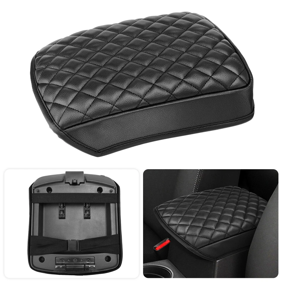 Fits Nissan Frontier 2005-2021 Xterra 2005-2015 Console Cover Arm Rest Pad Black - Image 1 of 4