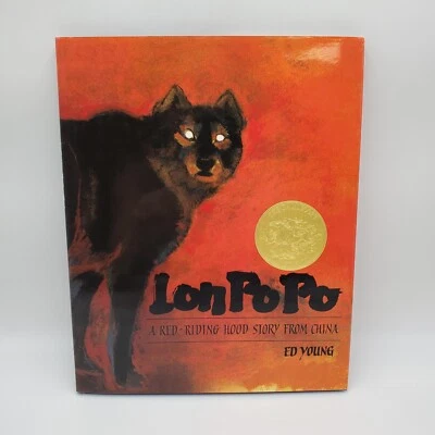 Signed 1st Ed Book Lon Po Po by Ed Young To Nancy Hardback Caldecott HBDJ - Image 1 of 4