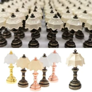 House Decor Lamp Model Crystal Wall Light Doll Retro Lamp Miniature Floor Lamp - Picture 1 of 17