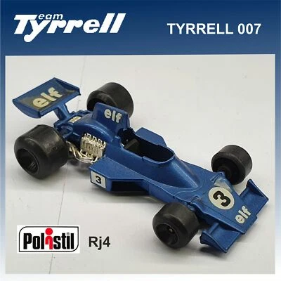 TYRRELL 007 POLISTIL CATALOGO RJ4 SCALA 1:55 SENZA SCATOLA (C133) - Immagine 1 di 4