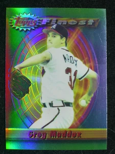 Topps Finest Greg Maddux #209 1994 refractor raro patio - Imagen 1 de 2