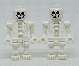 NEW LEGO Skeleton Pair Skeletons Halloween GENUINE Minifigure Mini Figure - Picture 1 of 2