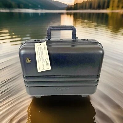 Sony Video 8 Black Hard Carrying Case with Manual Strap Keys LCH-F301 New in Box - Image 1 of 4