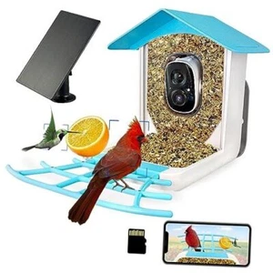 Bird Feeder with Camera, 2K 3MP HD Camera Bird Feeder, AI Identify +10,000 - Picture 1 of 7