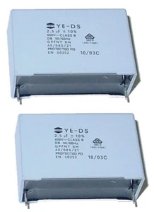 2 x MKP Kondensator 2,5µF 400Volt ~  RM 40mm Teapo - Bild 1 von 1