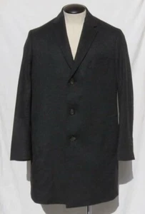 CARDINAL of CANADA Men’s Charcoal Gray Wool Cashmere Overcoat Coat US 42 Regular - Picture 1 of 7