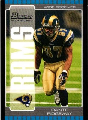 2005 Bowman #202 Dante Ridgeway - Image 1 of 2