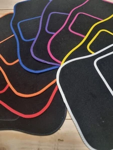 Juego de 4 alfombrillas antideslizantes universales para coche negras, rojas, azules, rosas, moradas, - Imagen 1 de 36