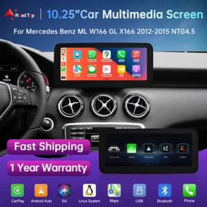 Pantalla táctil inalámbrica CarPlay RT para Benz A W176 C117 X117 GLA X156 B W246 10,25' - Imagen 1 de 15