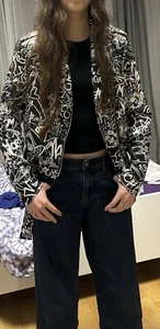 Michael Kors Lederjacke, Cropped-Bikerjacke Lammleder , gr. XS neu! - Bild 1 von 24