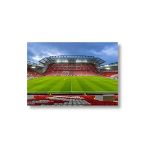 Premier League Football Stadium Anfield Liverpool Poster Framed & Unframed Print - Picture 1 of 5