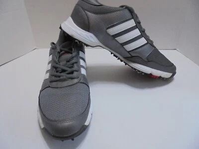 Tênis de golfe masculino ADIDAS Traxion cinza/prata tamanho 8 estilo EMG004002 - Imagem 1 de 4