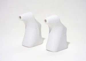 Dia Compe 202/204 Brake Lever Hoods, Griffgummis, Bremsgriffgummis, retro, weiß - Bild 1 von 3