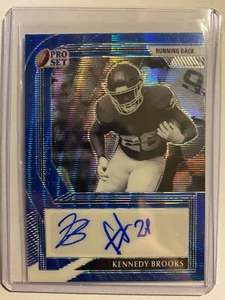 2022 Leaf Pro Set KENNEDY BROOKS Autograph 18/30 Blue - Bild 1 von 2