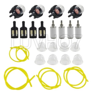 4 Sizes Tygon Fuel Filter Line Primer Bulb Kit Set For Poulan Weedeater Chainsaw - Picture 1 of 7