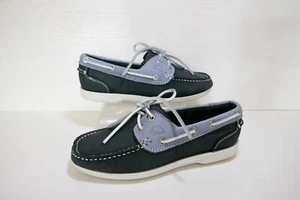QUAYSIDE WASCHBARE "BERMUDA" NAVY+GLACIAR NUBUK LEDER DECK SCHUHE UK 4 UVP 65£ - Bild 1 von 13