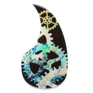 5x Thickened Acoustic Guitar Pickguard for Most Martin Style Guitar Gear Pattern - Picture 1 of 7