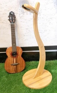 Standing Self-Assembly Stand for Ukulele Violin Bamboo made - Bild 1 von 9