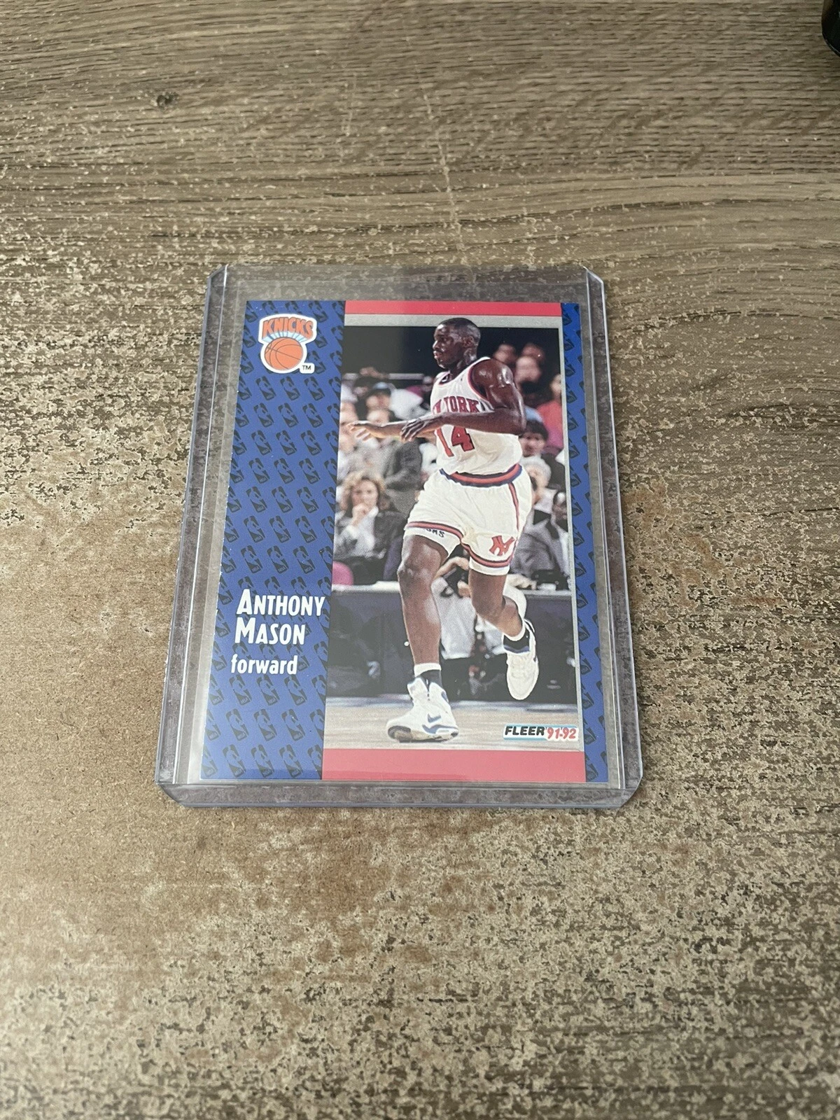 1991-92 Fleer #326 Anthony Mason RC