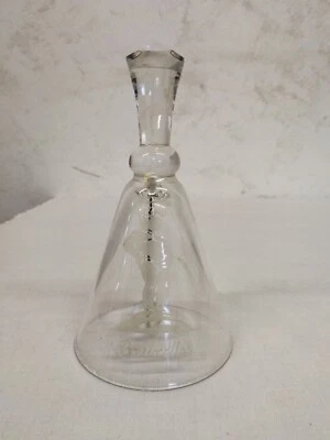 Clochette, Petite Cloche De Table En Verre Bruxelles Manneken Pis - Photo 1/4
