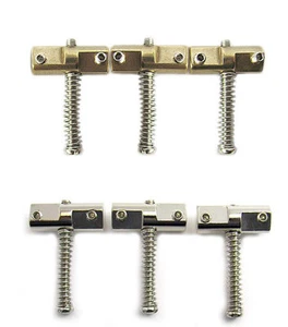 Compensated Saddle Set For Vintage Telecaster Bridge - Brass or Steel - Picture 1 of 4