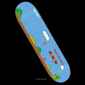 Tower Records Super Mario Skateboard Deck selten unbenutzt - Bild 1 von 5