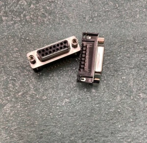 ADAM DA15-SL-25 D Type Connector, 15 Contacts, Female, 0.109 inch Pitch Qty.2 - Picture 1 of 1