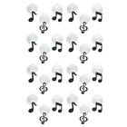 24Pcs Musical Notes Hanging Swirl for Party Decor