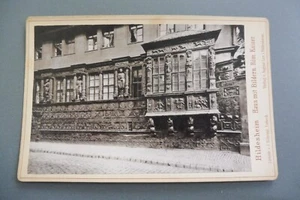 ANTIQUE 1880s HILDESHEIM GERMANY CABINET CARD HOUSE OF THE EMPERORS RARE FAMOUS - Picture 1 of 10