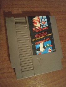 Super Mario Bros./Duck Hunt 1985 NES Cartridge Tested 3 Screw