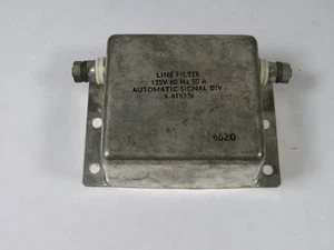 Automatic Signal Division A-813326 Line Filter 50A 125V 60Hz USED - Picture 1 of 3