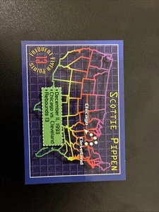 93-94 Topps Stadium Club Scottie Pippen Frequent Flyer Points Card 2 of 5 - Picture 1 of 2