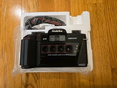 CÁMARA NISHIKA N8000 35MM QUADRA LENTE 3D EXCELENTE ESTADO Foto 1 de 4