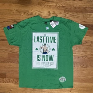 OFFIZIELLES WWE grünes JOHN CENA Farewell Tour BOSTON Herrenhemd Größe XL in der Hand - Bild 1 von 4