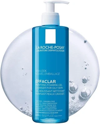 La Roche Posay Effaclar Purifying Foaming Gel for oily sensitive skin 400ml  - Image 1 of 4