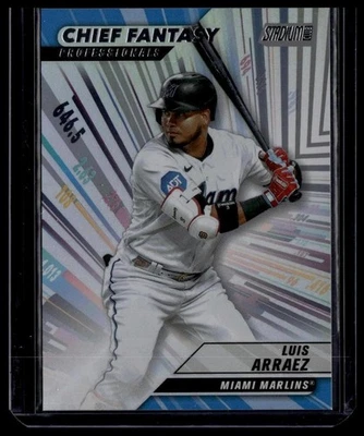 Luis Arraez 2024 Stadium Club #CFPRO-12 Chief Fantasy Professionals - Image 1 of 2