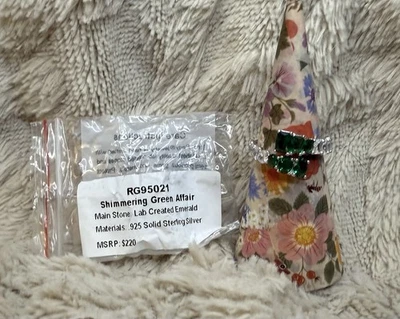 Bomb Party May "Shimmering Green Affair" Esmeralda Sólida Creada en Laboratorio Talla 9 Foto 1 de 3