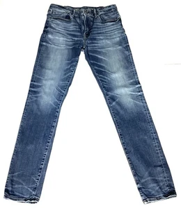 American Eagle Jeans Herren 34x34 Skinny Fit Dark Wash Distressed Stretch Denim - Bild 1 von 8