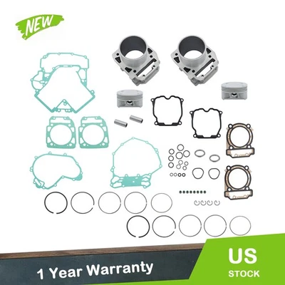 New Front & Rear Cylinder Kit Gasket For Can-Am BRP Bombardier Outlander 800 - Image 1 of 4