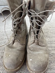 Stiefel Mondo PT 8430 Größe 10,5 normal Militär Stahlkappe Vibram Desert Tan - gebraucht - Bild 1 von 4