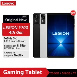 Lenovo LEGION Y700 4th Gen Gaming Tablet 8.8'' Snapdragon 8 Elite 165Hz 68W 50MP - Picture 1 of 21